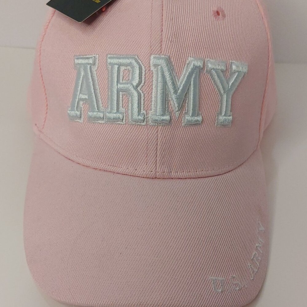 PINK U.S.‎ Army Embroidered Hat  Ball Cap Adjustable